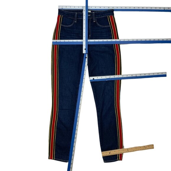 L'AGENCE Margot Jean 25 Watson Striped Skinny High Rise - Picture 5 of 12